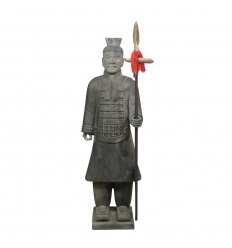 Chiński wojownik posąg Oficer 185 cm