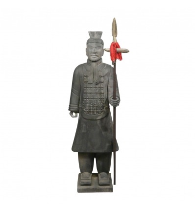 Warrior szobor kínai tiszt 185 cm-katonák Xian -