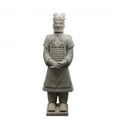 Kinesiska allmänna 185 cm - soldater Xian krigare staty - 