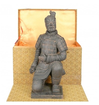 Archer - Statuette soldat Chinois Xian en terre cuite - Statues guerriers Xian - 