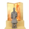 Officer - soldat kinesiska Xian terrakotta statyett bakat från Kina - 