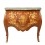 Commode style Louis XV en marqueterie