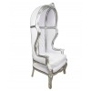 Fotel w stylu barokowym biały powóz - Meble w stylu barokowym - 