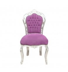 Purple baroque chair