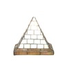 Lámpara de estilo Tiffany en forma piramide
