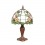 Lampe style Tiffany décor de feuillages