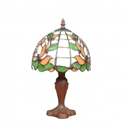Lampe style Tiffany feuillage