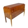 Art Deco chest of drawers in rosewood marquetry