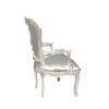 Stříbrná židle Louis XV