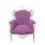 Barokk szék lila