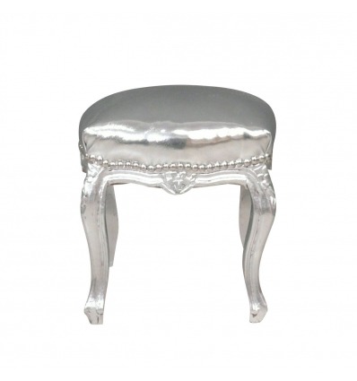 Silver barock ottomanska - barock vardagsrum möbler - 