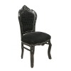 Cadeira barroca preto-barato - Mobiliário barroco