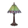 Tiffany bordslampa påfågel