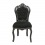 Musta barokki tuoli