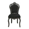 Baroque black chair cheap - Baroque furniture