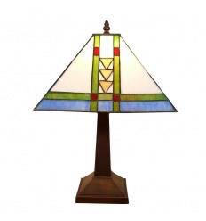 Stolní lampa Tiffany Mission model