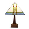 Mission style Tiffany lamp