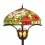 Stojací lampa Tiffany s velkým odstínem