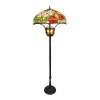 Tiffany style floor lamp in glass stained glass