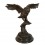 Bronze statue of an owl