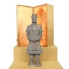 General - Soldier Chinese Xian terracotta Statuette cooked - box - 