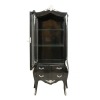 Vitrina de estilo barroco negro - Muebles rococó negro