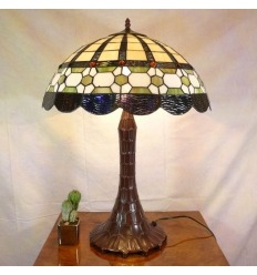 Velká stolní lampa Tiffany