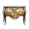 Louis XV commode with a painted gallant scene - 