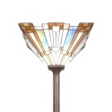 Lampada da terra Tiffany art deco di New York, lampada e applicare la nuova arte - 