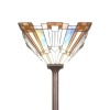Tiffany-art deco New York-i lámpaoszlop, lámpa és új művészeti - 