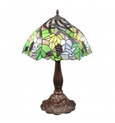 Tiffany lamp with grapes