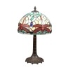 lámpara Tiffany libélulas estilo art nouveau