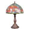 Tiffany lamp with poinsettias
