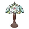 Lámpara de mesa de araña Tiffany
