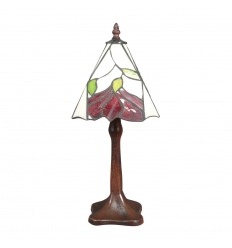 Tiffany lampa s květinovou výzdobou