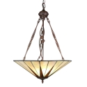 Ljuskrona Tiffany art deco - lampa och lyktstolpe Memphis -