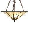 Csillár Tiffany art deco - lámpa és Memphis lámpaoszlop -