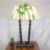 Lampa Tiffany bambu