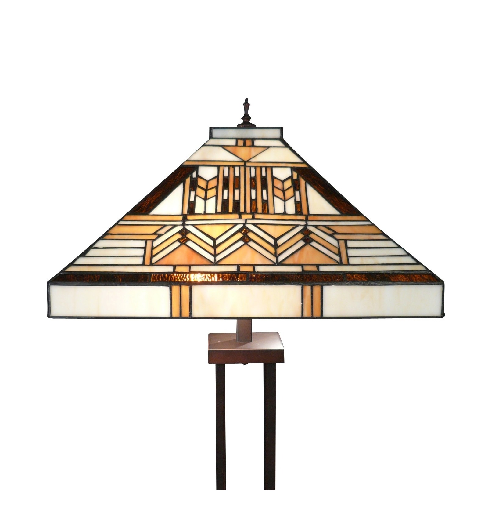 Volgen Leeuw Alfabet Art Deco Tiffany Floor Lamp from the Boston Series - Art Deco Lamps