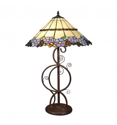 Lampa Tiffany - Store lampor med målat glas