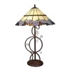 Tiffany lampa - Store lampy s barevným sklem