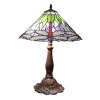 Lámpara de Tiffany con libélulas