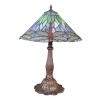 Lampe Tiffany avec des libellules - Magasin de lampes art déco