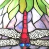 Tiffany lamp with dragonflies