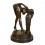 Statue en bronze art déco érotique