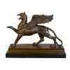 Bronsstaty-den Griiffon-legendariska Bronsskulpturen - 