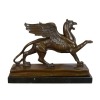 Bronsstaty-den Griiffon-legendariska Bronsskulpturen - 
