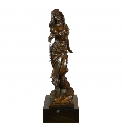 "Prise de corsaire" - statua in bronzo di Emmanuel Villanis - 