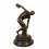 Die Bronzestatue "Discobole"