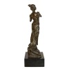 Statue en bronze - La Muse à la lyre - Sculptures grecque en bronze - 